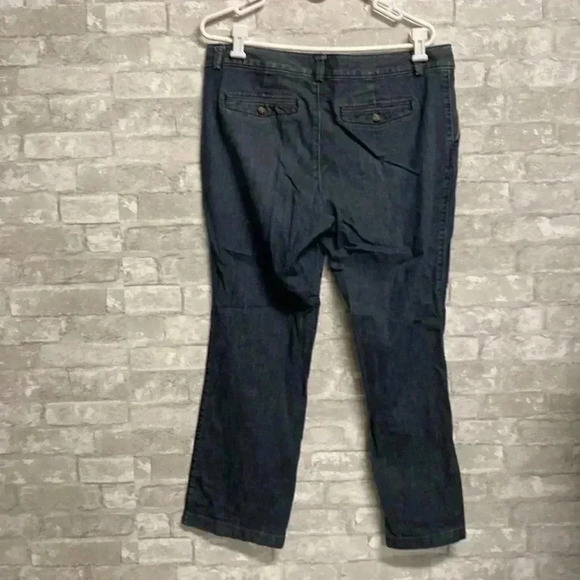 Womans Dockers blue denim Capri jeans - Picture 6 of 9